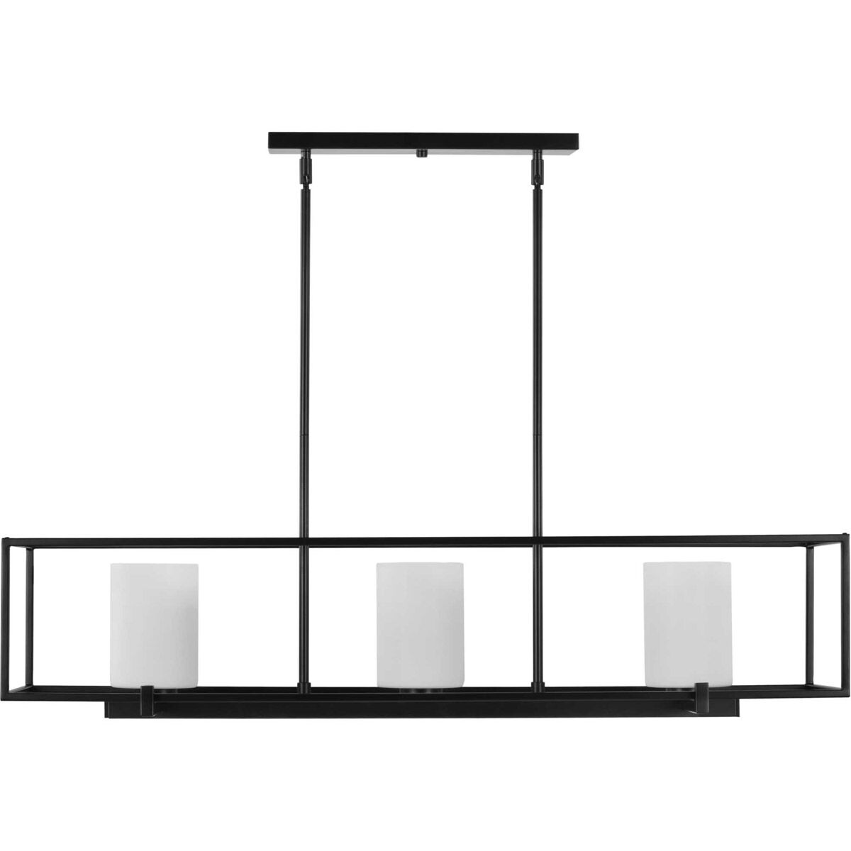 Chadwick 3 Light 40 inch Matte Black Island Chandelier Ceiling Light