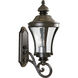 Nottington 3 Light 25 inch Forged Bronze Outdoor Wall Lantern