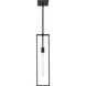 Boundary 1 Light 6 inch Matte Black Pendant Ceiling Light, Design Series