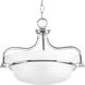 Tinsley 2 Light 16.5 inch Polished Chrome Semi-Flush Mount Convertible Ceiling Light