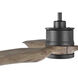 Farris 60 inch Graphite with Driftwood Blades Ceiling Fan, Progress LED