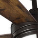 Albin 54 inch Architectural Bronze with Distressed Walnut Blades Ceiling Fan, Progress LED