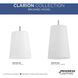 Clarion 1 Light 9 inch Brushed Nickel Pendant Ceiling Light