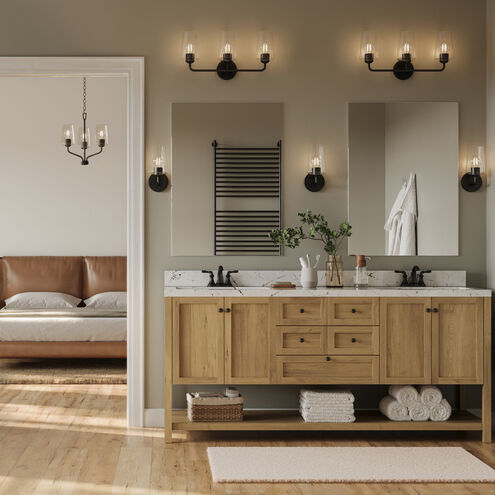 Celino 2 Light 14 inch Black Vanity Light Wall Light