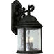 Ashmore 3 Light 21 inch Textured Black Outdoor Wall Lantern