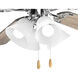 AirPro LED Polished Chrome Fan Light Kit