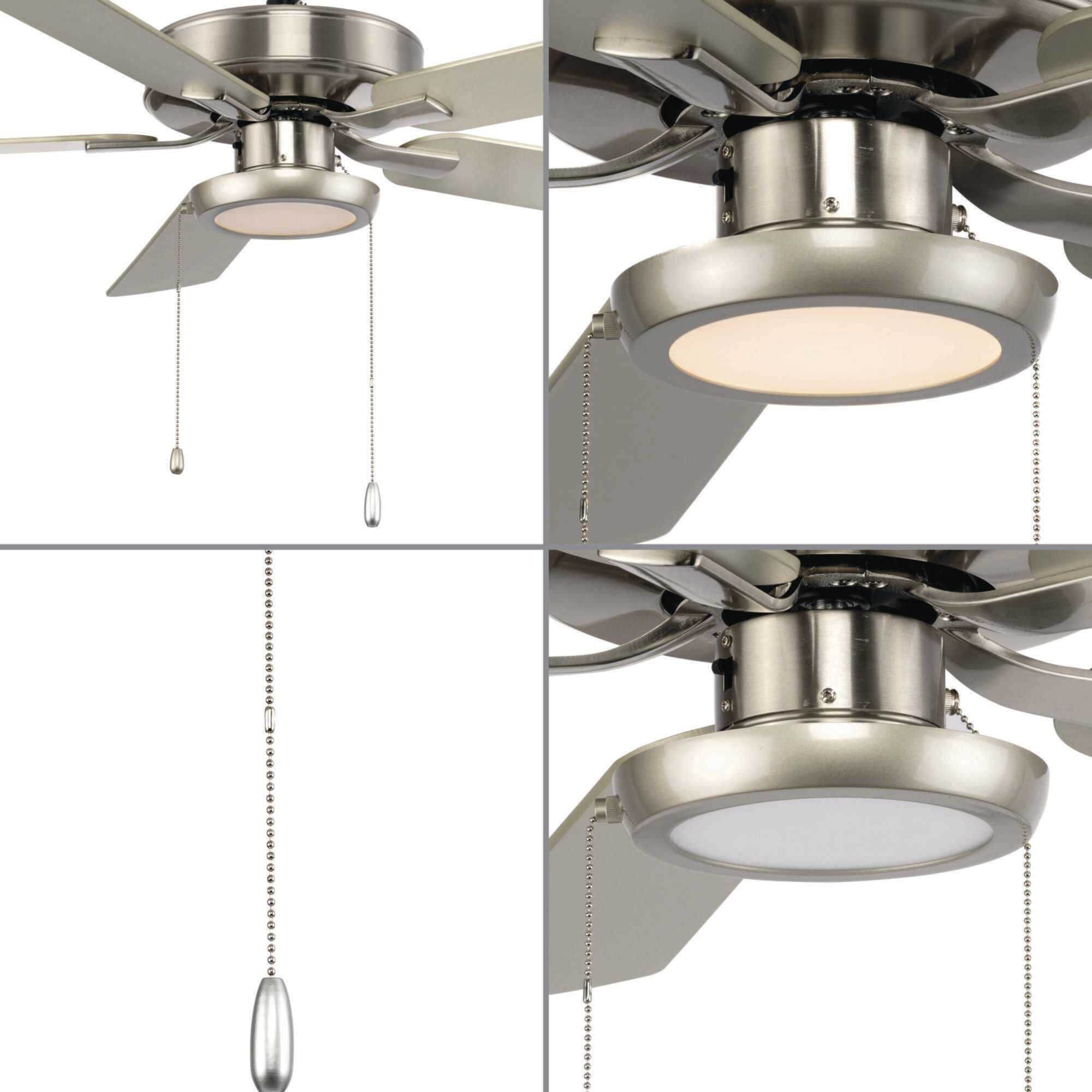 Air Pro Edgelit LED LED Painted Nickel Fan Light Kit