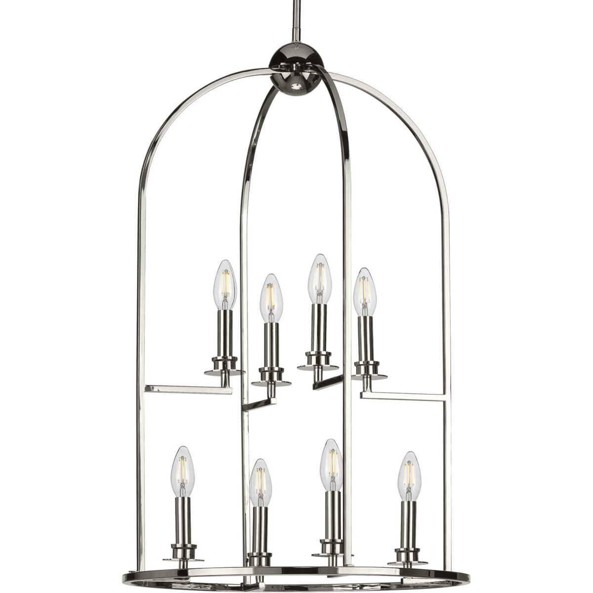 Seneca 8 Light 19.63 inch Polished Nickel Foyer Pendant Ceiling Light