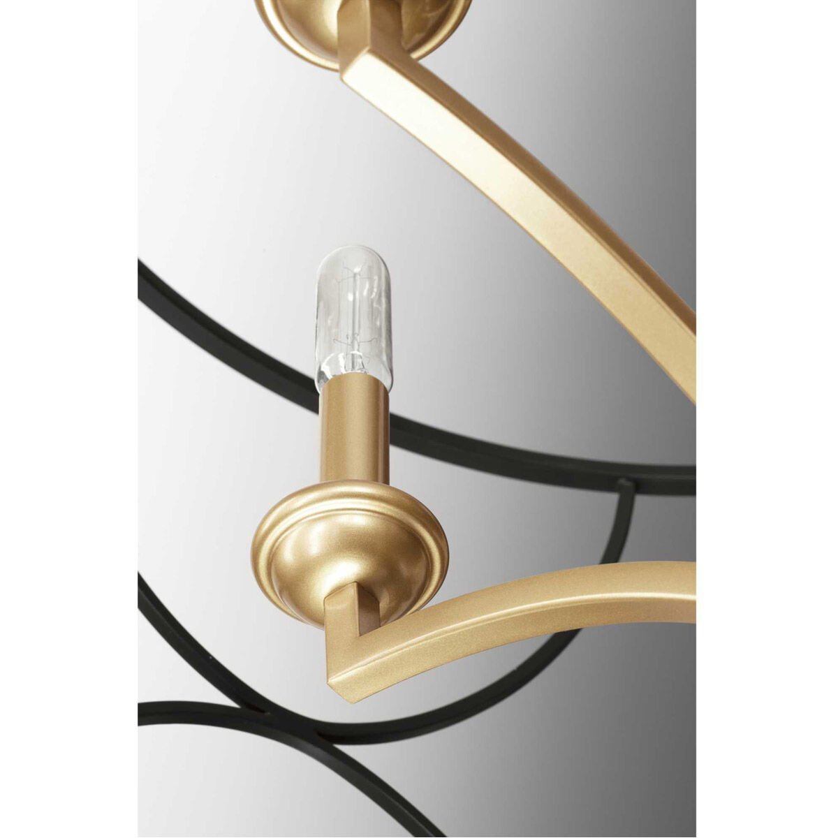 Landree 5 Light 23 inch Matte Black Chandelier Ceiling Light