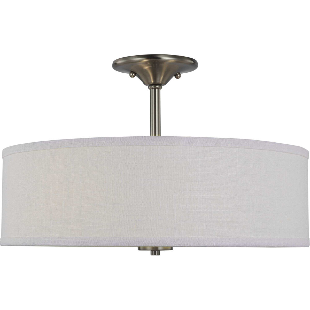 Inspire 3 Light 18 inch Brushed Nickel Semi-Flush Mount Ceiling Light