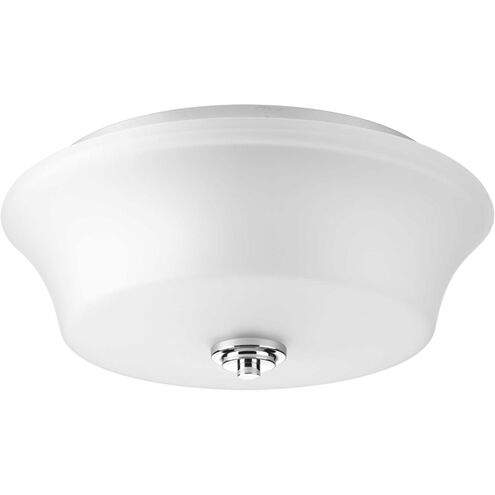 Cascadia 2 Light 14 inch Polished Chrome Flush Mount Ceiling Light