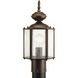 Roman Coach 1 Light 16 inch Antique Bronze Outdoor Post Lantern
