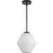 Copeland 1 Light 10 inch Matte Black Pendant Ceiling Light