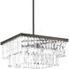 Glimmer 4 Light 20.13 inch Antique Bronze Pendant Ceiling Light, Design Series