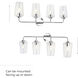 Celino 4 Light 32.5 inch Polished Chrome Vanity Light Wall Light