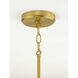 Rae 6 Light 26.88 inch Brushed Bronze Chandelier Ceiling Light, Design Series