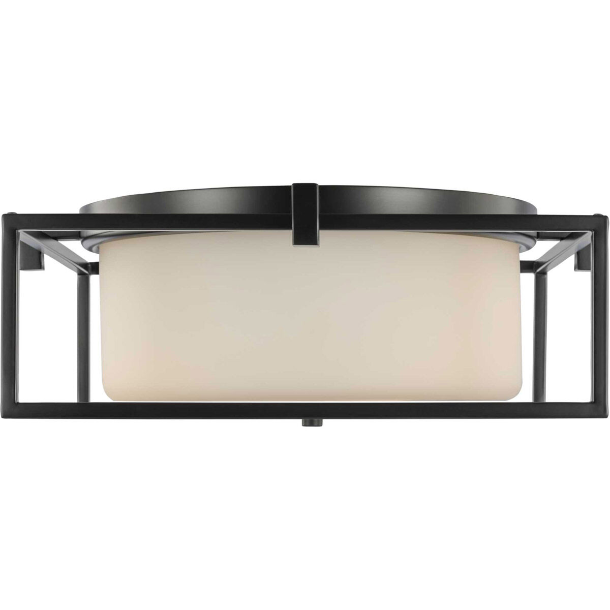 Chadwick 2 Light 15 inch Matte Black Flush Mount Ceiling Light