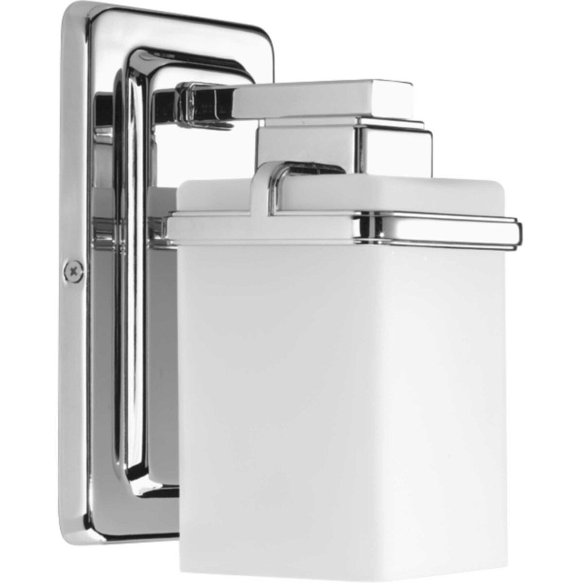 Metric 1 Light 5 inch Polished Chrome Bath Vanity Wall Light, Design Series