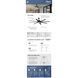 Vast 72 inch Antique Bronze Ceiling Fan, Progress LED