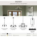 Merry 3 Light 24 inch Black Bath Vanity Wall Light