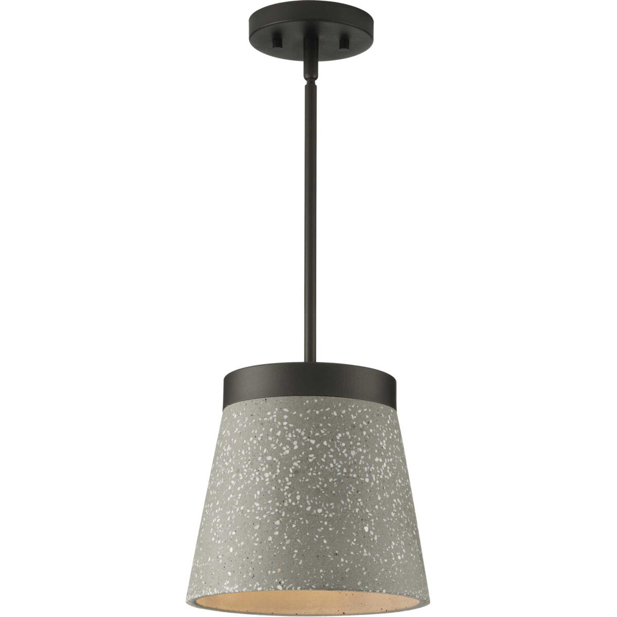 Terrazzo 1 Light 10 inch Graphite Pendant Ceiling Light
