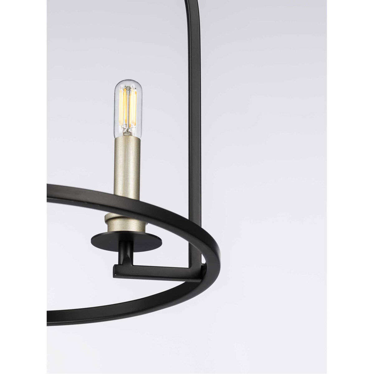 Seneca 8 Light 19.63 inch Matte Black Foyer Pendant Ceiling Light