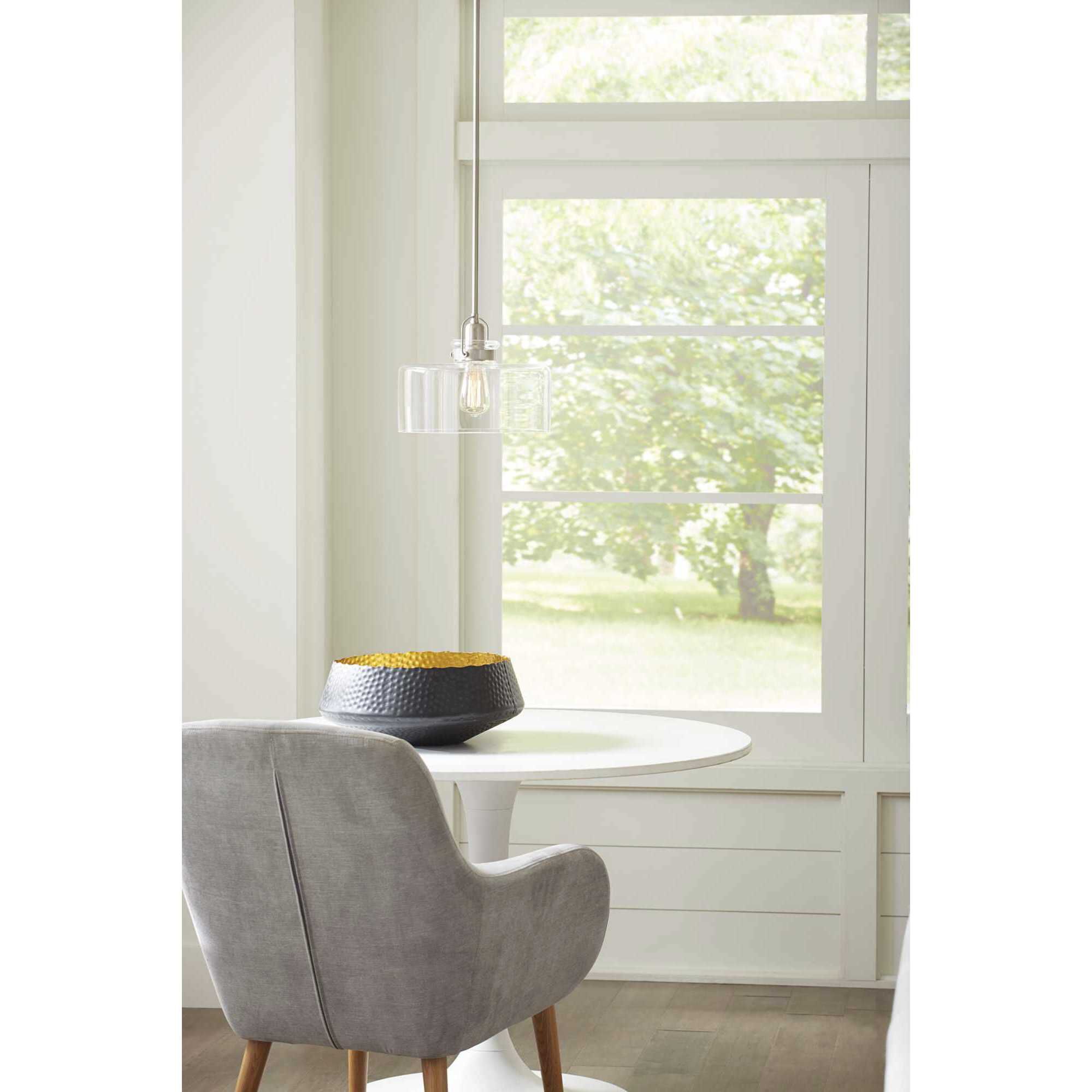 Calhoun 1 Light 12 inch Brushed Nickel Pendant Ceiling Light