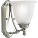Renovations 1 Light 6 inch Antique Nickel Bath Vanity Wall Light
