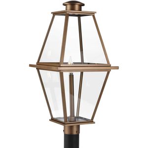 Bradshaw 1 Light 25.25 inch Antique Copper Outdoor Post Lantern, Design Series