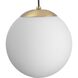 Atwell 1 Light 10 inch Brushed Bronze Pendant Ceiling Light, Medium