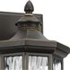 Edition 1 Light 9 inch Antique Bronze Outdoor Wall Lantern, Small