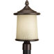 Essential 3 Light 18 inch Antique Bronze Post Lantern