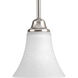 Tally 1 Light 6 inch Brushed Nickel Mini-Pendant Ceiling Light 