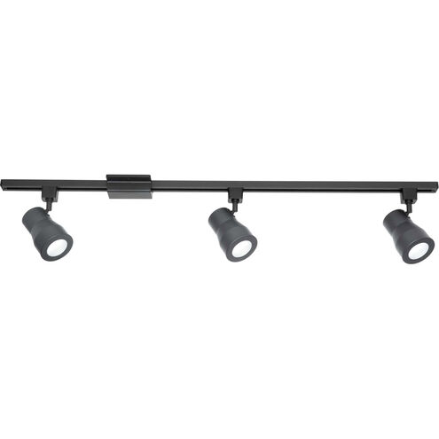 AC LED 3 Light 120 Black Track Kit Ceiling Light, Large, Progress LED