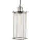 Industrial 1 Light 6.25 inch Galvanized Pendant Ceiling Light