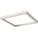 Everlume Brushed Nickel Edgelit Square Trim Ring