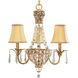 Palais 3 Light 22 inch Imperial Gold Chandelier Ceiling Light