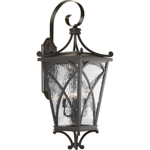 Cadence 4 Light 32 inch Oil Rubbed Bronze Outdoor Wall Lantern, Large, Design Series