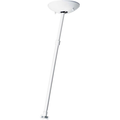 Alpha Trak 120 White Pendant Kit less Power Feed Ceiling Light in Matte White