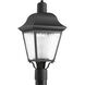 Andover 1 Light 22.38 inch Black Outdoor Post Lantern, Design Series