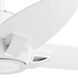 Soar 54 inch White Ceiling Fan, Progress LED