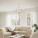 Celino 9 Light 32 inch Brushed Nickel Chandelier Ceiling Light