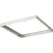 Everlume Brushed Nickel Edgelit Square Trim Ring