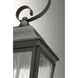 Kiawah 3 Light 21 inch Textured Black Outdoor Post Lantern, Design Series