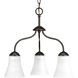 Classic 3 Light 18 inch Antique Bronze Chandelier Ceiling Light