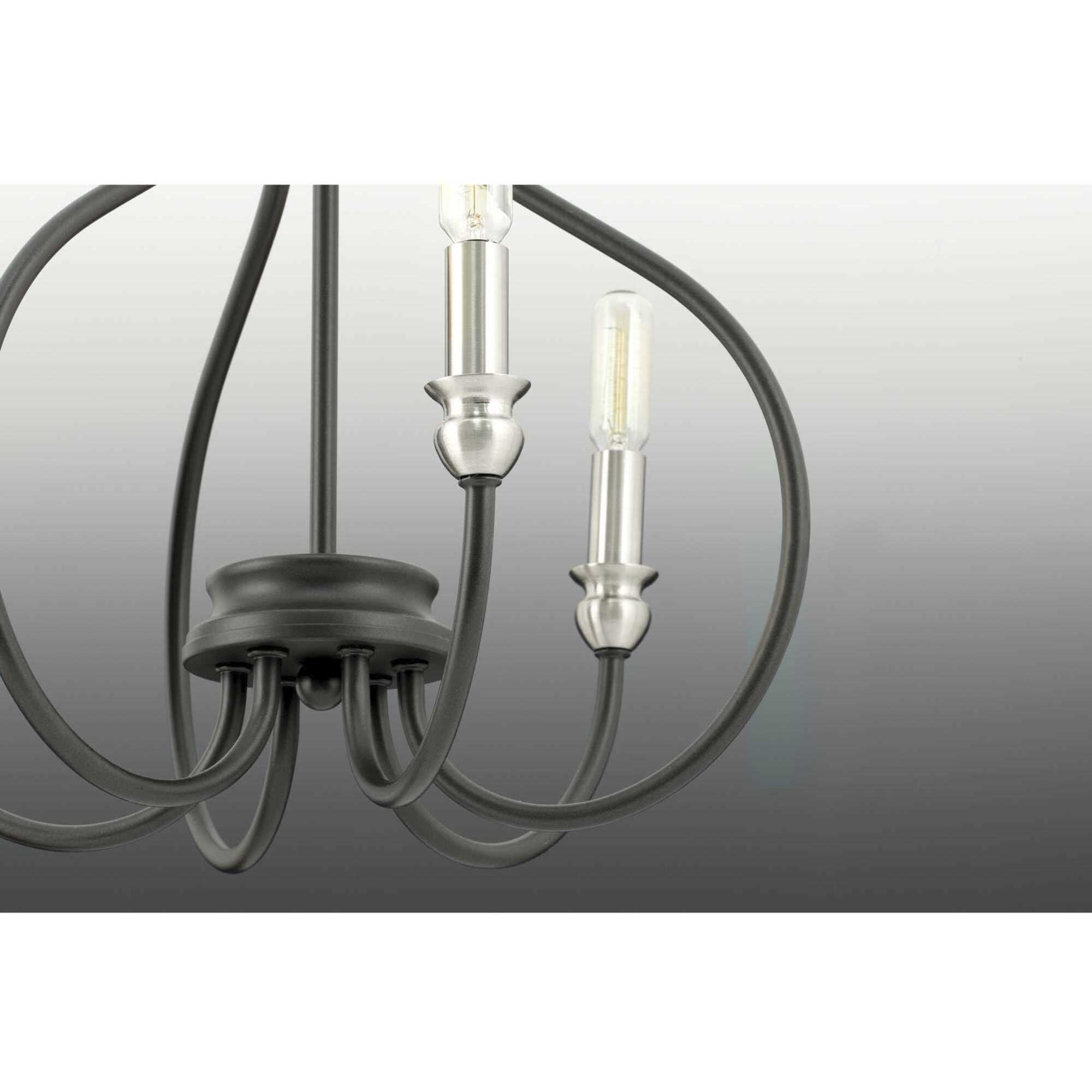 Whisp 3 Light 15 inch Graphite Semi-Flush Mount Convertible Ceiling Light