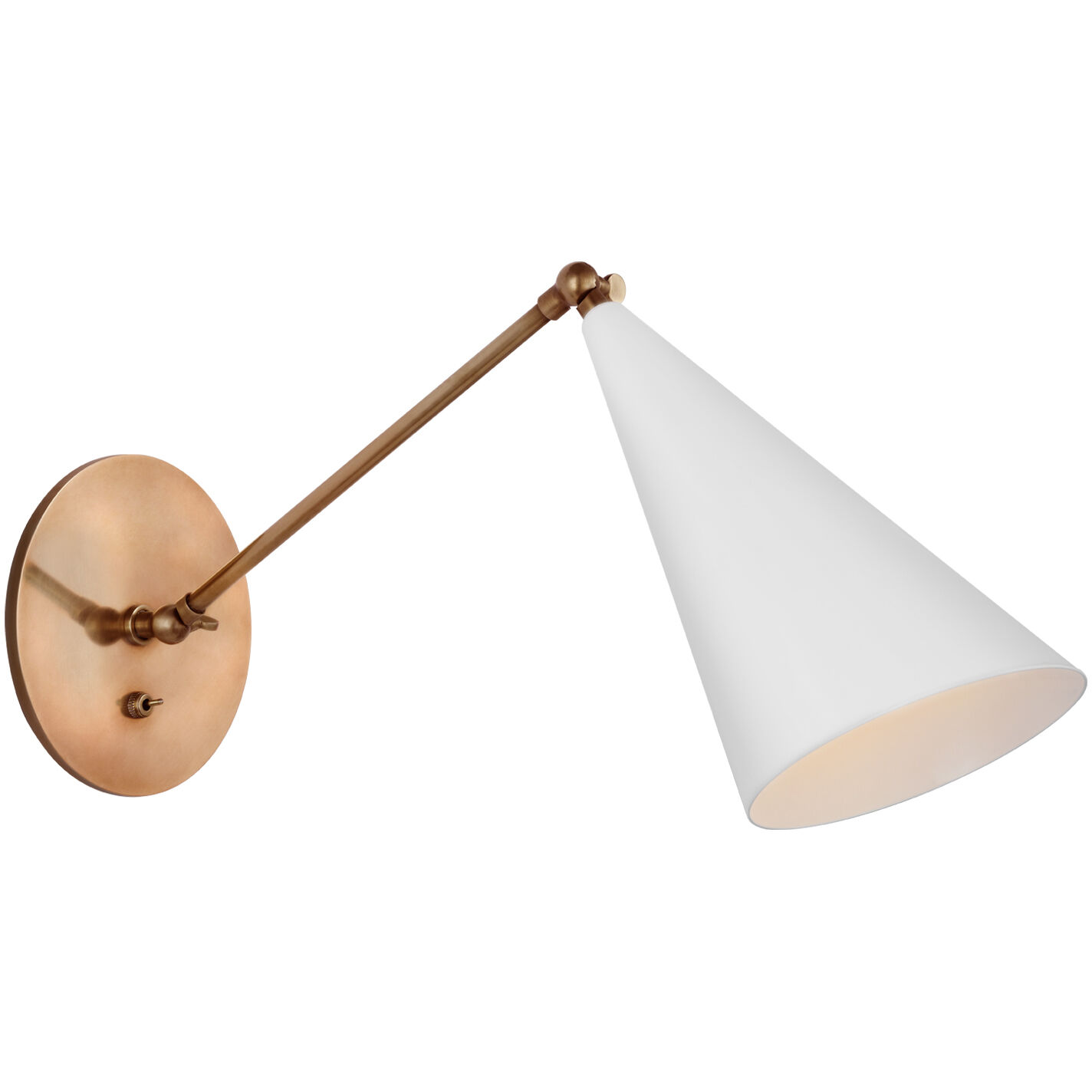 AERIN Clemente 1 Light 6.25 inch Swing Arm Light/Wall Lamp