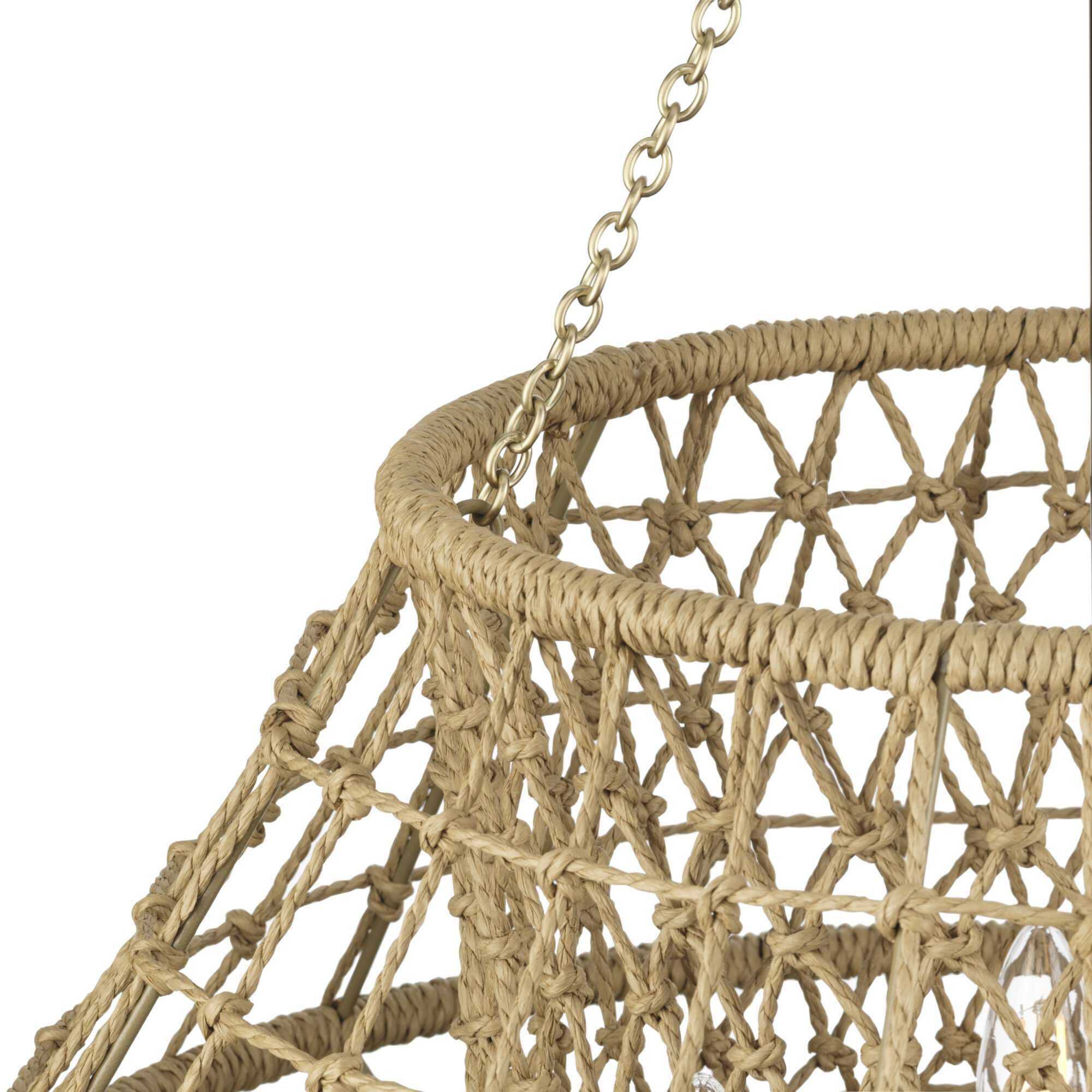 Laila 4 Light 22.37 inch Vintage Brass Chandelier Ceiling Light, Design Series