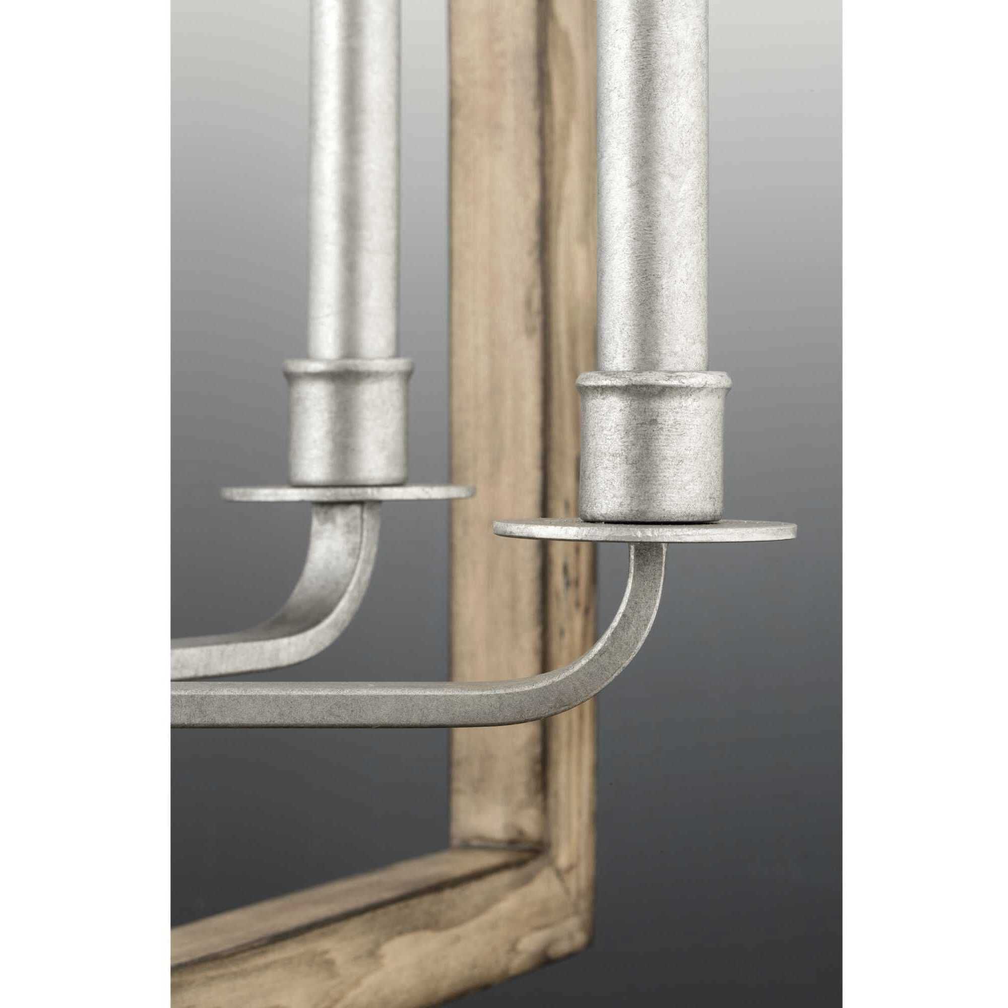 Turnbury 6 Light 26 inch Galvanized Chandelier Ceiling Light, Design Series