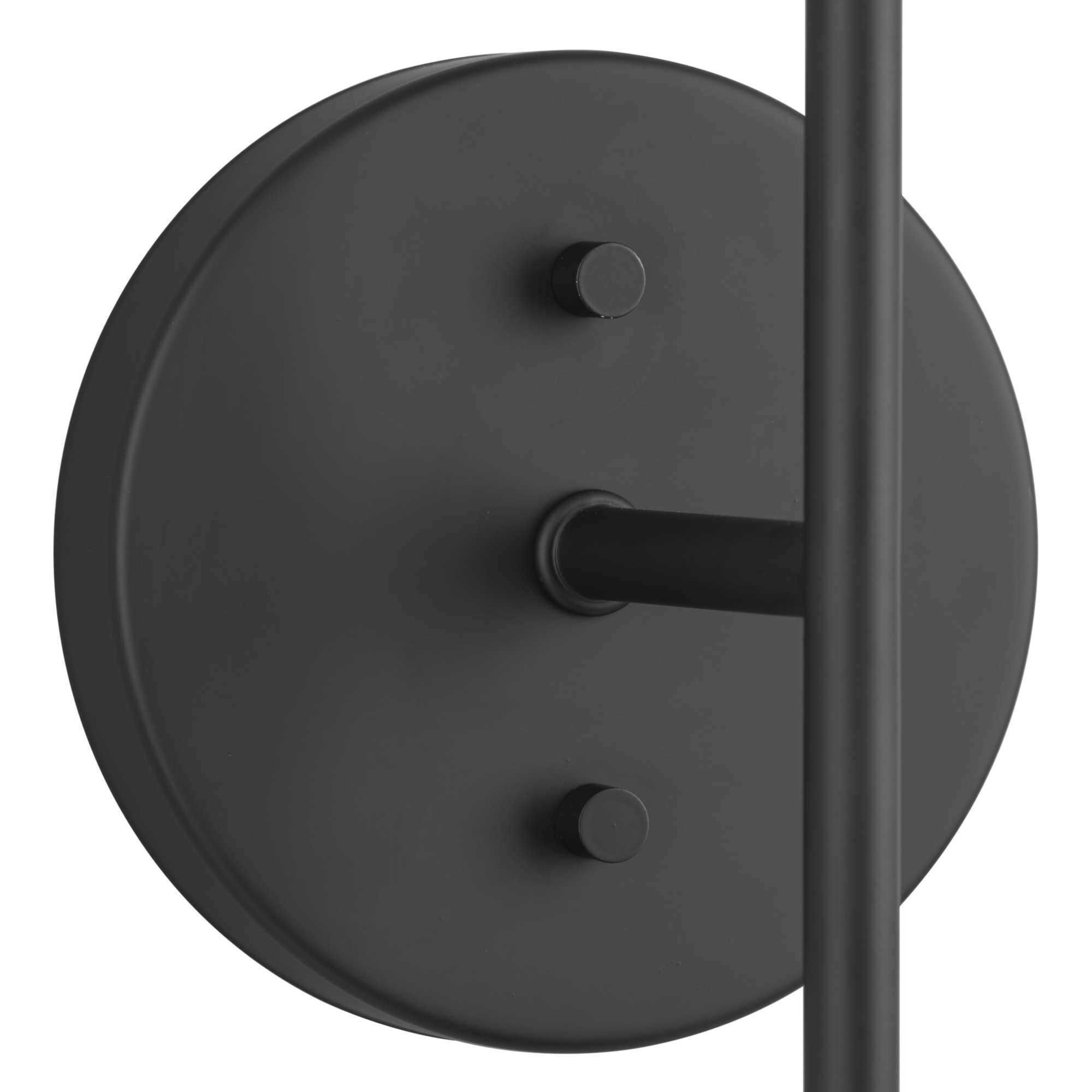 Haas 2 Light 5.87 inch Matte Black Wall Bracket Wall Light, Design Series